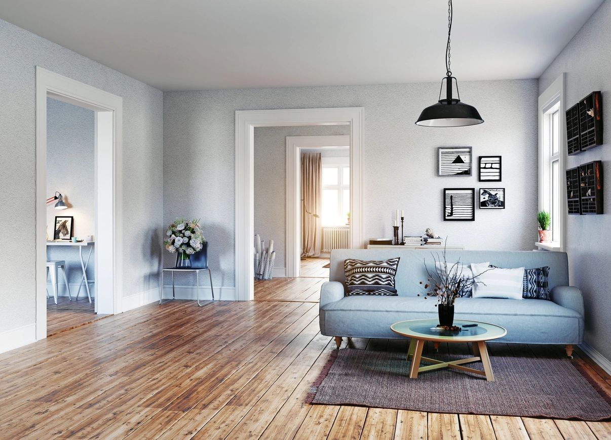 Warm Hickory wood-look tile &mdash; rich mid-tone with character